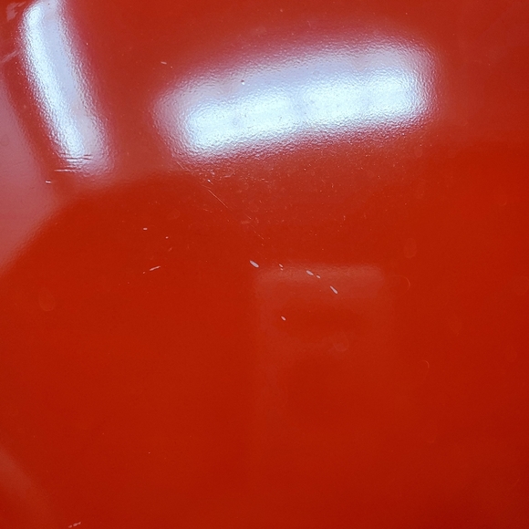 VTG Pyrex Red Square Hostess Bowls w/ Lids; 525 2.5qt. and 515 1.5qt - Picture 4 of 7